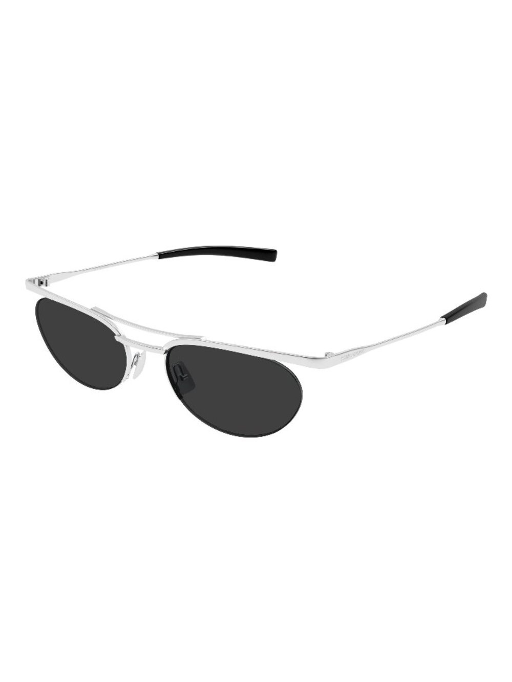 New Saint Laurent Unisex Sunglasses Silver Grey Lens Metal Frame SL 862 002 54